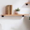 Wall Shelf Light Brown 60x20x2 cm Treated Solid Wood Oak Colour light brown Size 60 x 20 x 2 cm Quantity in Package 1 Number of Pieces 