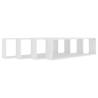 Elegant White Wall Cube Shelf Set - 4 pcs | Hipomarket