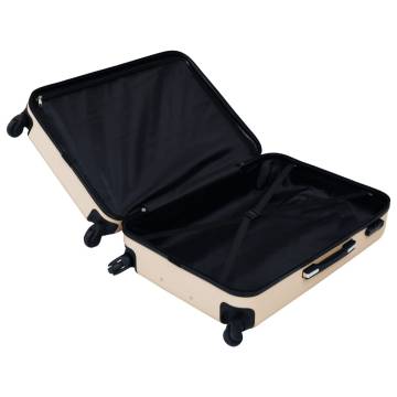 Hardcase Trolley Gold ABS - Durable & Stylish Suitcase