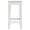 Bar Chairs 2 pcs White - Solid Pine Wood for Your Home Decor