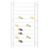 Stylish White Metal Wine Rack for 72 Bottles - Hipomarket