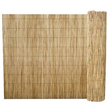 Garden Reed Fence 100x1000 cm - Natural Outdoor Decor