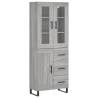 Highboard Grey Sonoma - Stylish Engineered Wood Storage