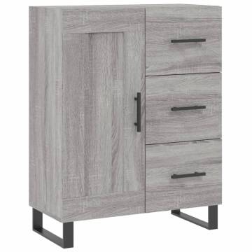 Highboard Grey Sonoma - Stylish Engineered Wood Storage