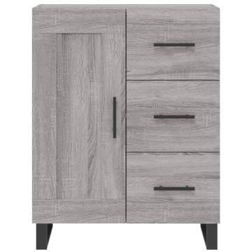 Highboard Grey Sonoma - Stylish Engineered Wood Storage