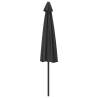 Balcony Parasol with Aluminium Pole Anthracite 300x155 cm