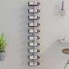 Wall-mounted Wine Rack for 10 Bottles White Metal Colour white Quantity in Package 1 Number of 10 Number of Bottles 