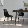 Dining Chairs 2 pcs Black PP Colour black Quantity in Package 2 