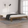 Bed Frame Honey Brown Solid Wood Pine 160x200 cm Colour honey brown Size 160 x 200 cm 