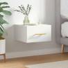 Wall-mounted Bedside Cabinet White 35x35x20 cm Colour white Quantity in Package 1 Number of 