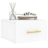 Wall-mounted Bedside Cabinet White 35x35 cm | HipoMarket