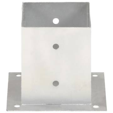 Post Anchors 4 pcs Galvanised Metal 121 mm | Hipo Market