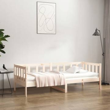 Day Bed 80x200 cm Solid Wood Pine - Versatile & Stylish