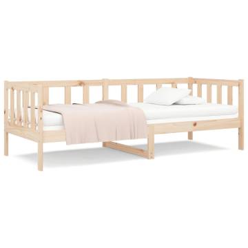 Day Bed 80x200 cm Solid Wood Pine - Versatile & Stylish