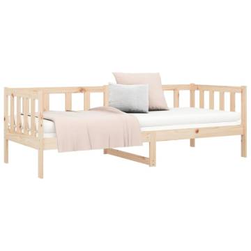 Day Bed 80x200 cm Solid Wood Pine - Versatile & Stylish