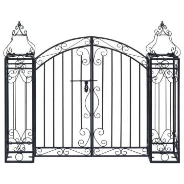 Ornamental Wrought Iron Garden Gate - 122x20.5x100 cm