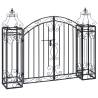 Ornamental Wrought Iron Garden Gate - 122x20.5x100 cm