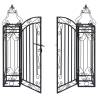 Ornamental Wrought Iron Garden Gate - 122x20.5x100 cm