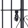 Ornamental Wrought Iron Garden Gate - 122x20.5x100 cm