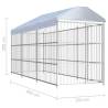 Outdoor Dog Kennel with Roof | Safe & Spacious 450x150 cm