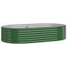 Garden Raised Bed - Powder-coated Steel 175x100x36 cm Green