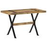 Dining Table 120x60x76 cm Rough Mango Wood Size 120 x 60 x 76 cm Quantity in Package 1 Material rough mango wood 