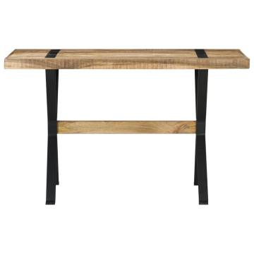 Stylish 120x60x76 cm Dining Table in Rough Mango Wood