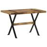 Stylish 120x60x76 cm Dining Table in Rough Mango Wood