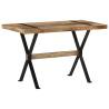 Stylish 120x60x76 cm Dining Table in Rough Mango Wood