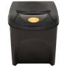 Stackable Dustbins 3 pcs Anthracite 75 L - Hipomarket UK