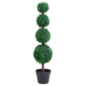 Artificial Boxwood Plant with Pot - 90cm Green Elegance