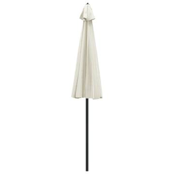 Outdoor Parasol with Aluminium Pole 270 cm - Sand White