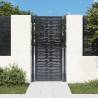 Garden Gate Anthracite 105x180 cm Steel Square Design Size 105 x 180 cm 