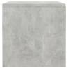 Elegant Concrete Grey Bedside Cabinet - 40x30x30 cm