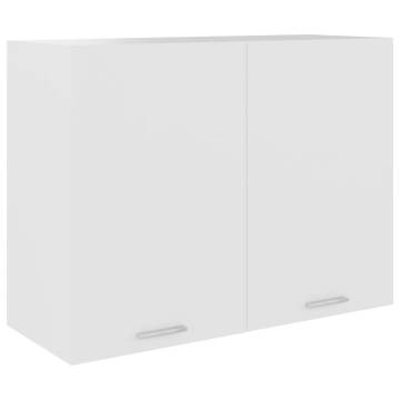 Hanging Cabinet White 80x31x60 cm - Space Saver & Stylish