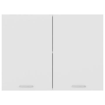 Hanging Cabinet White 80x31x60 cm - Space Saver & Stylish