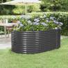 Garden Raised Bed Powder-coated Steel 175x100x68 cm - Anthracite