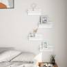 Modern White Wall Shelf Set – 4pcs | 40x11.5x18 cm