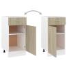 Drawer Bottom Cabinet Sonoma Oak - 40x46x81.5 cm | Hipo Market