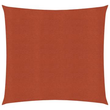 Sunshade Sail 3x3 m Terracotta - UV & Mould Resistant