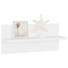 Modern White Wall Shelf Set – 4pcs | 40x11.5x18 cm