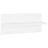 Modern White Wall Shelf Set – 4pcs | 40x11.5x18 cm