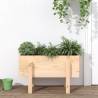 Garden Planter 62x30x38 cm Solid Wood Pine Colour natural pine Size 62 x 30 x 38 cm Quantity in Package 1 