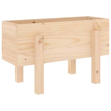 Garden Planter 62x30x38 cm - Solid Wood Pine | HipoMarket