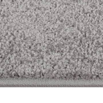 Elegant Grey Short Pile Rug 200x290 cm - Hipomarket