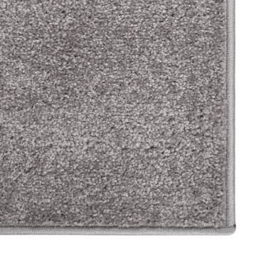 Elegant Grey Short Pile Rug 200x290 cm - Hipomarket