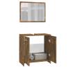 Smoked Oak Bathroom Furniture Set | Stylish & Durable Storage