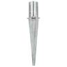 Ground Spikes 6 pcs Silver 8x61 cm Galvanised Steel - Hipo Market