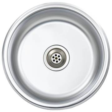 Stainless Steel Kitchen Sink with Strainer | Durable & Stylish