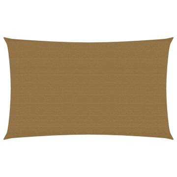 Taupe Sunshade Sail 3x6m - 160 g/m² HDPE | HipoMarket